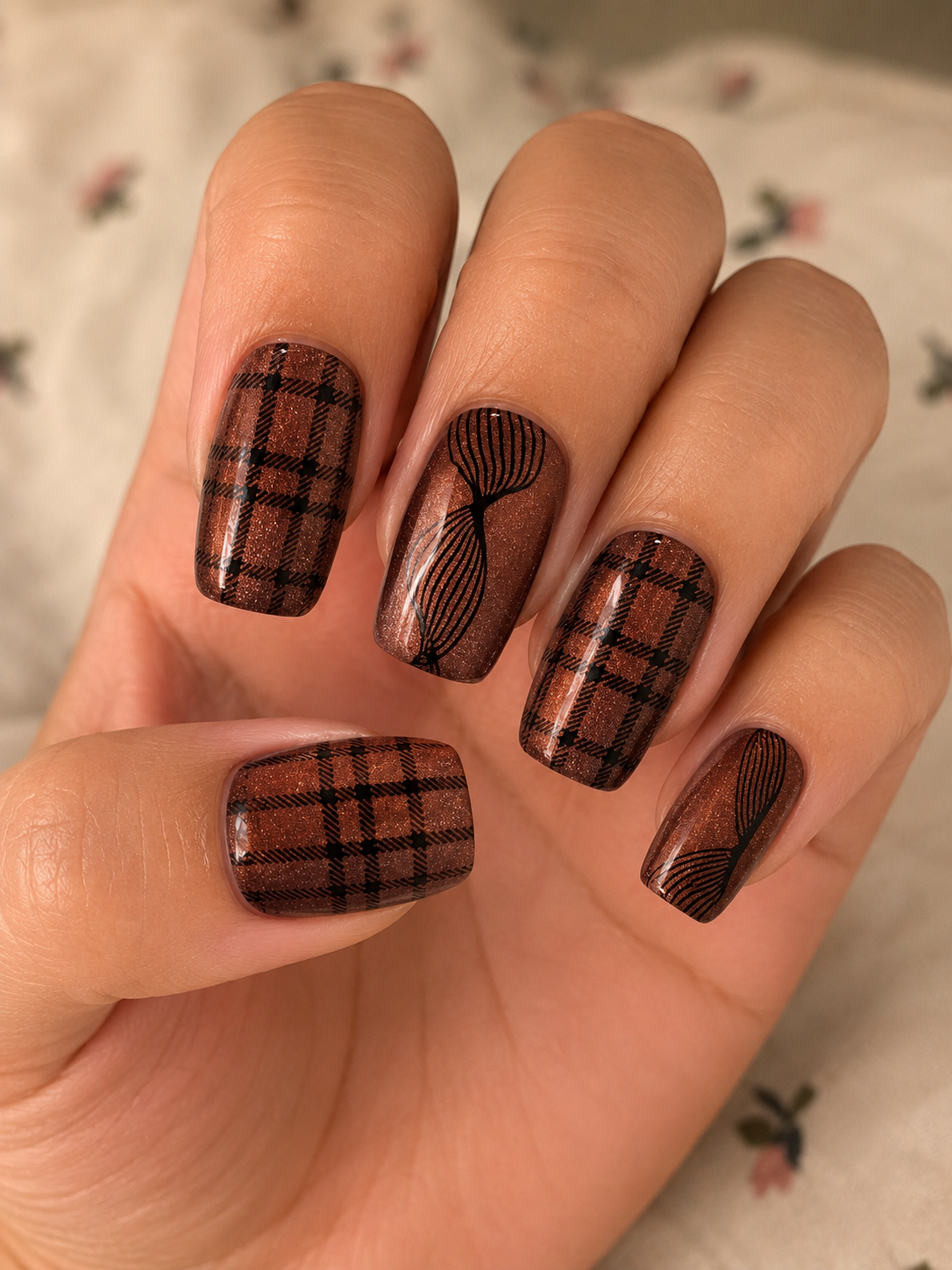 Square nail set