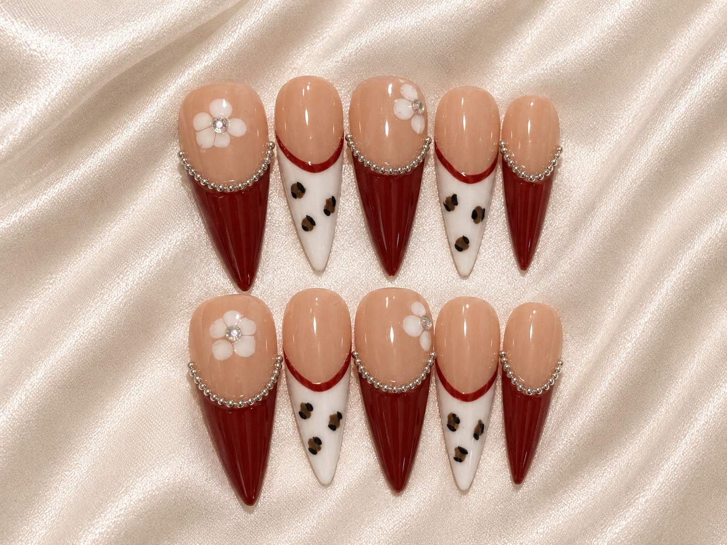Stiletto nail set