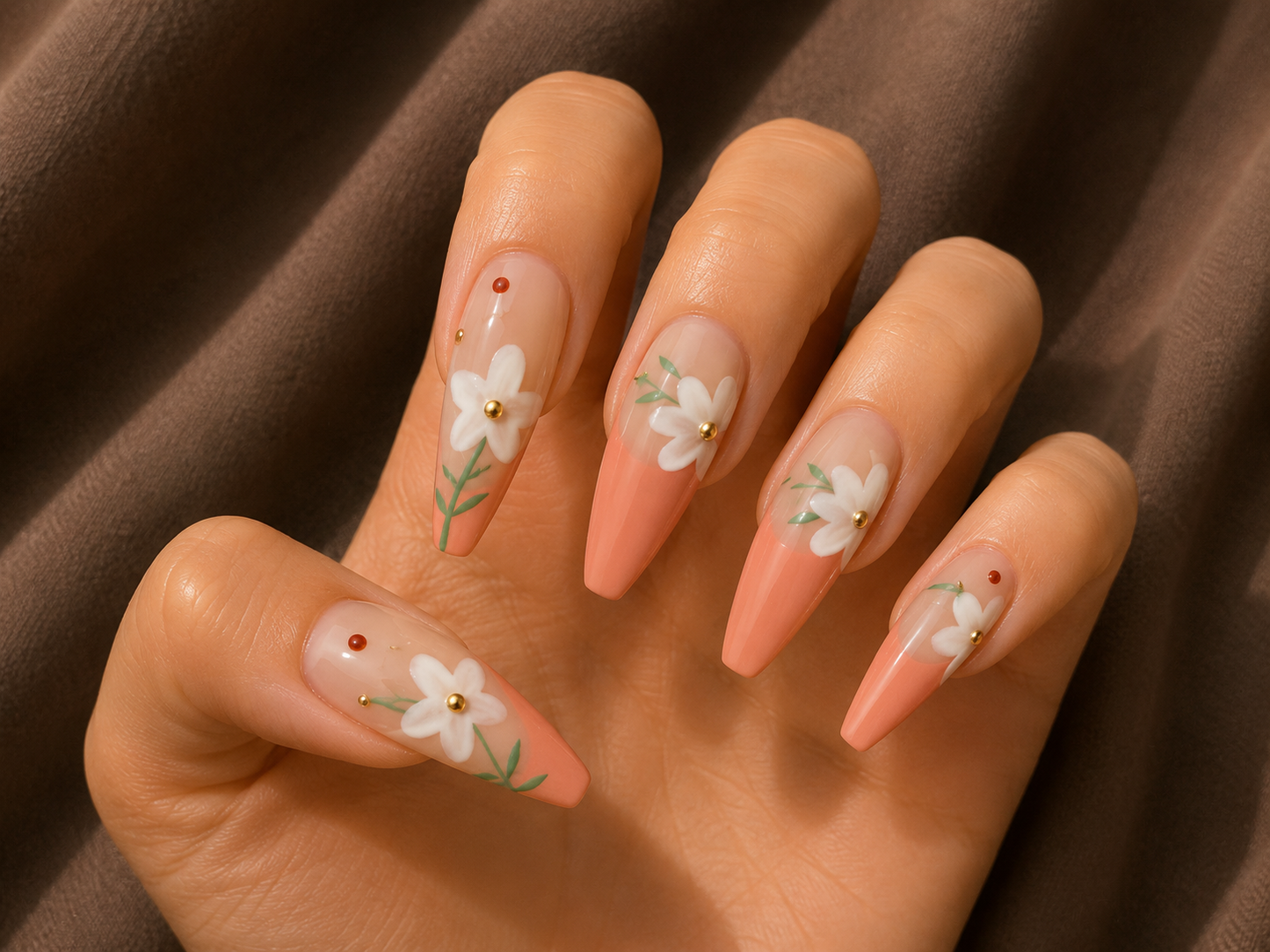 Coffin long nail set