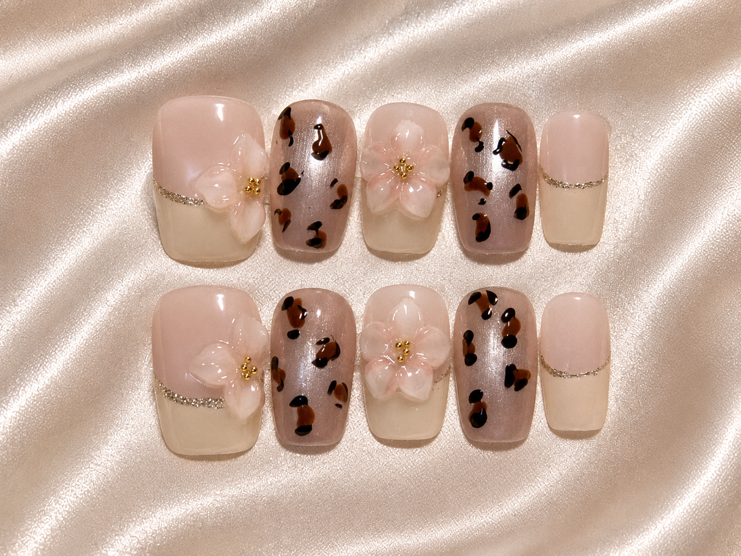 Square nail set