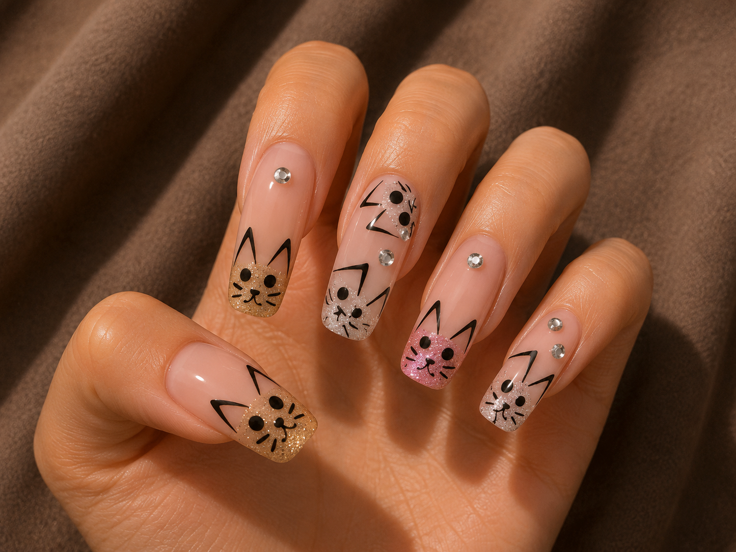 Square medium length nail