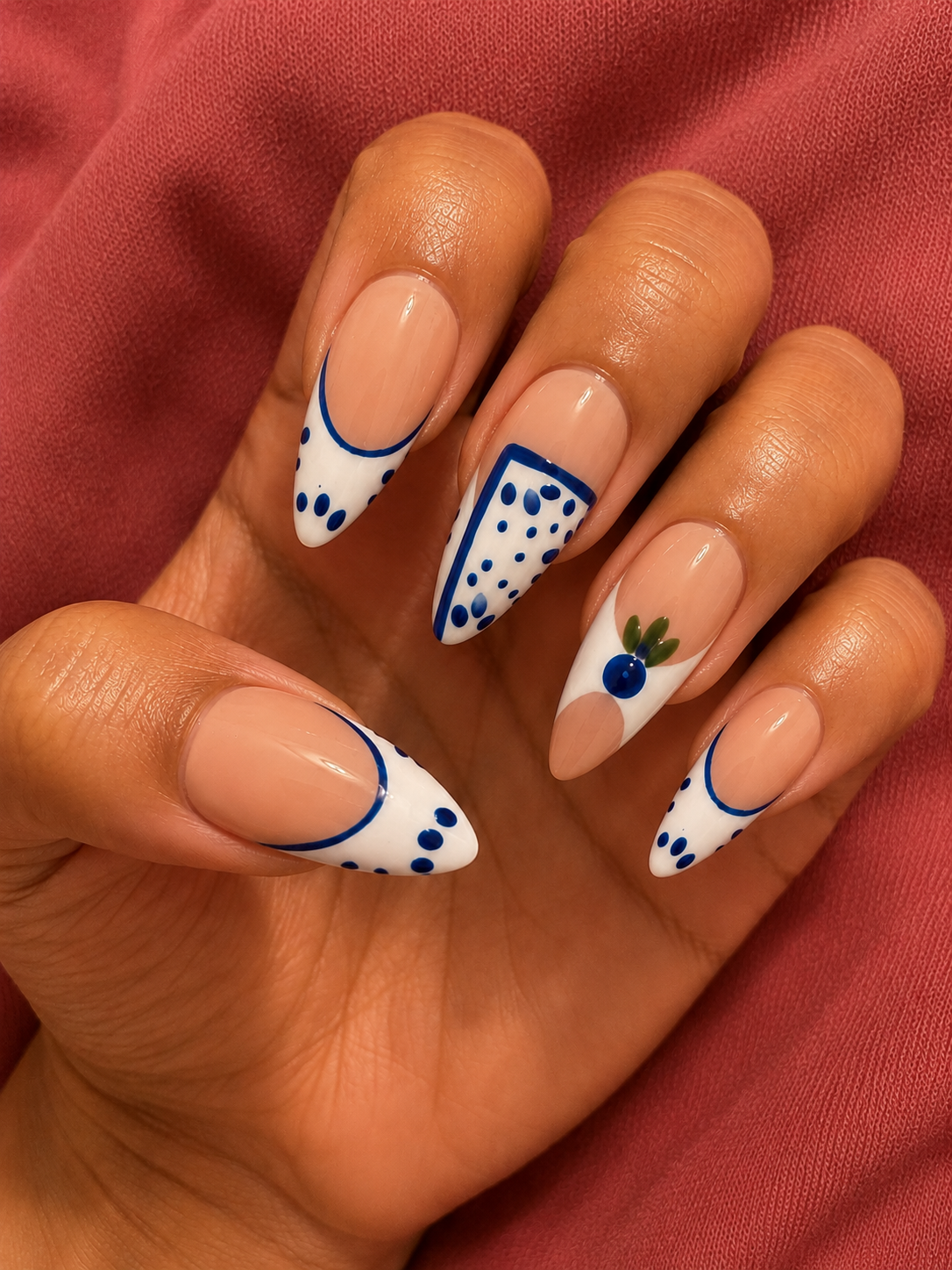 Almond nail set
