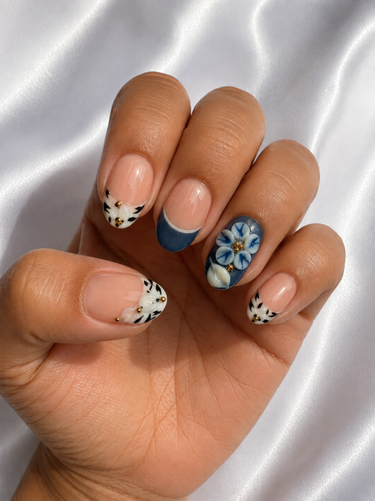 Square and Almond Short Nails