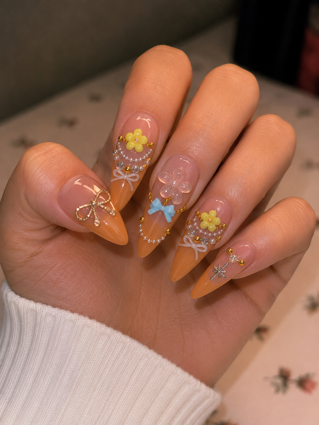 Stiletto nail set