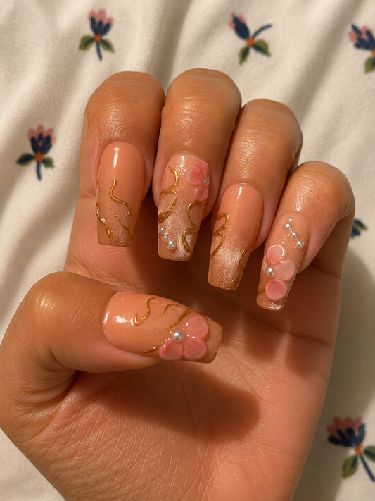 Square medium length nail