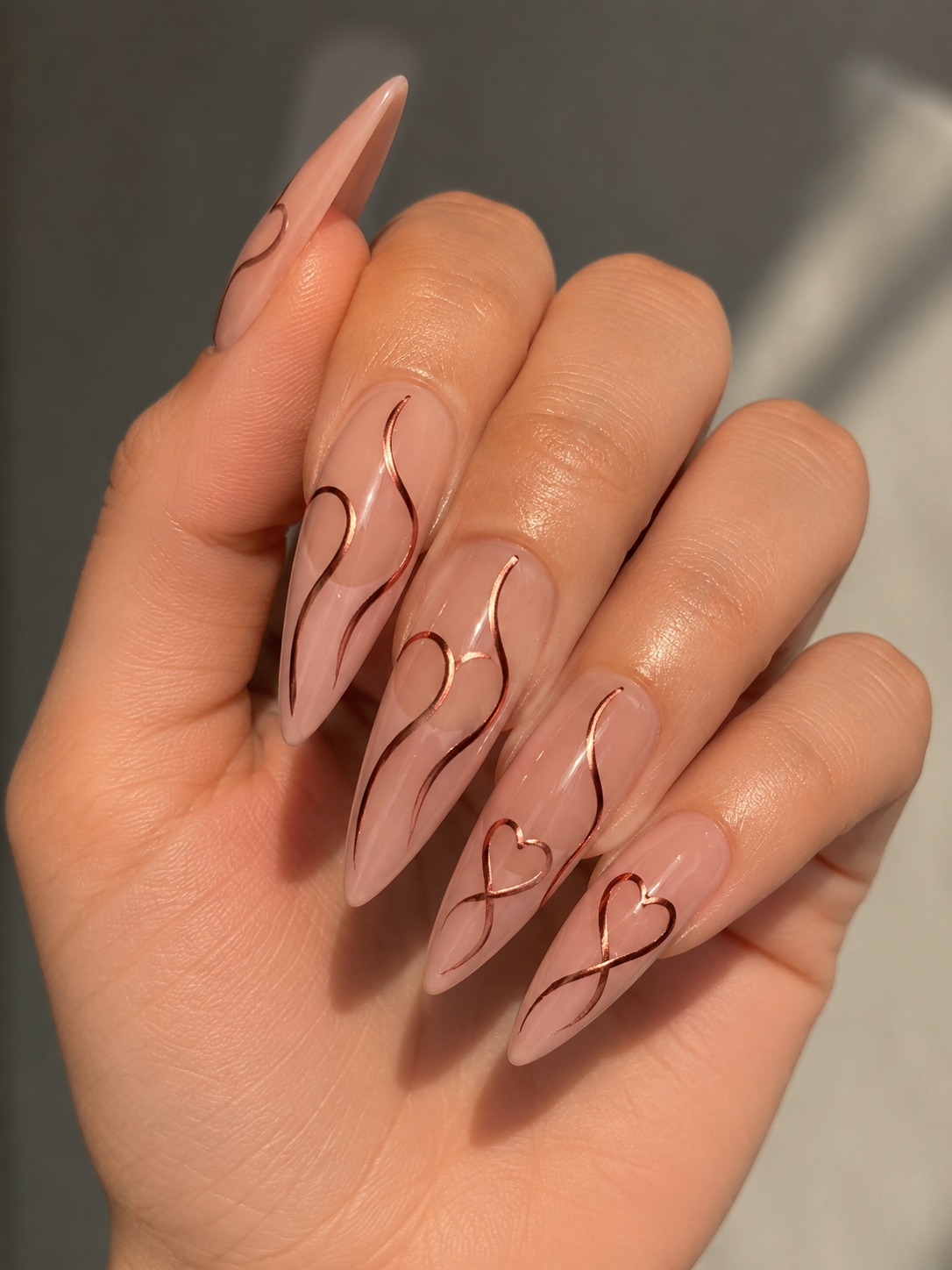 Stiletto nail set