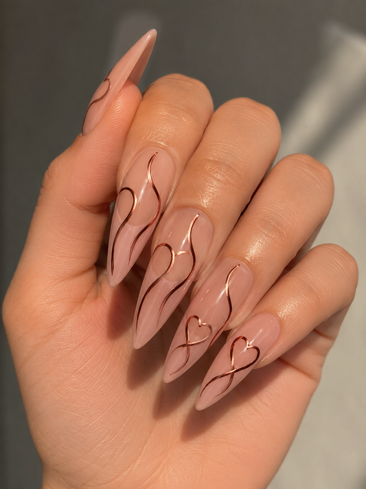 Stiletto nail set