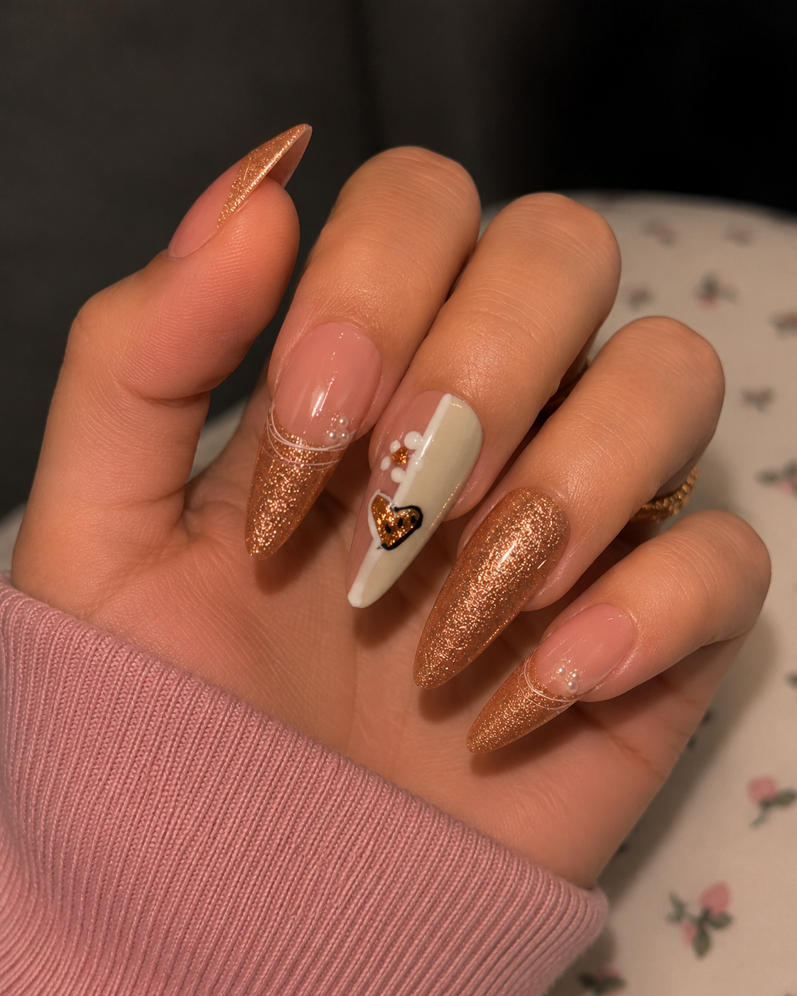 Stiletto nail set