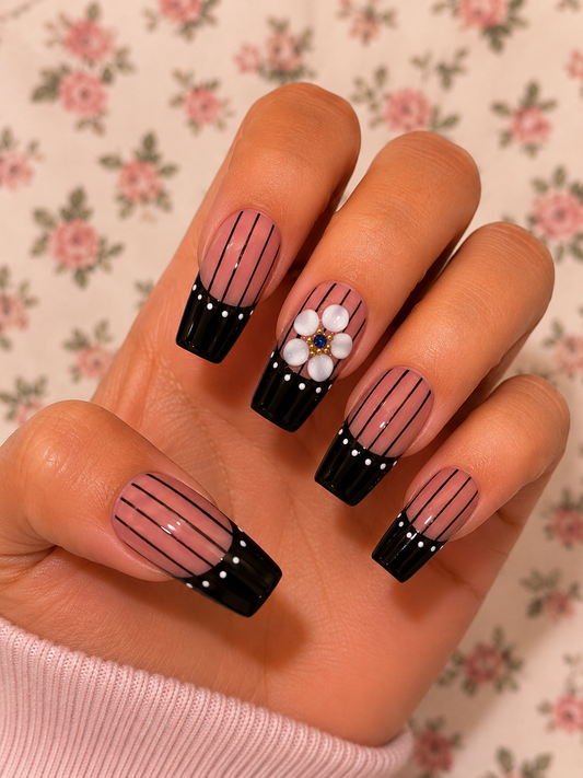 Square nail set