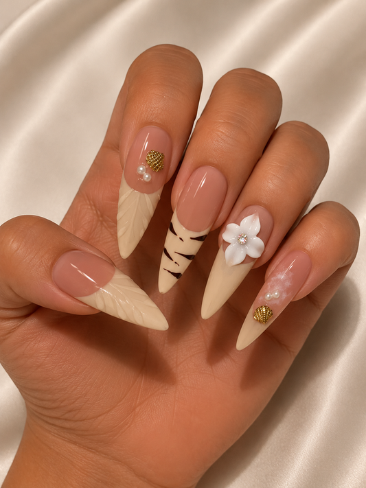 Stiletto nail set