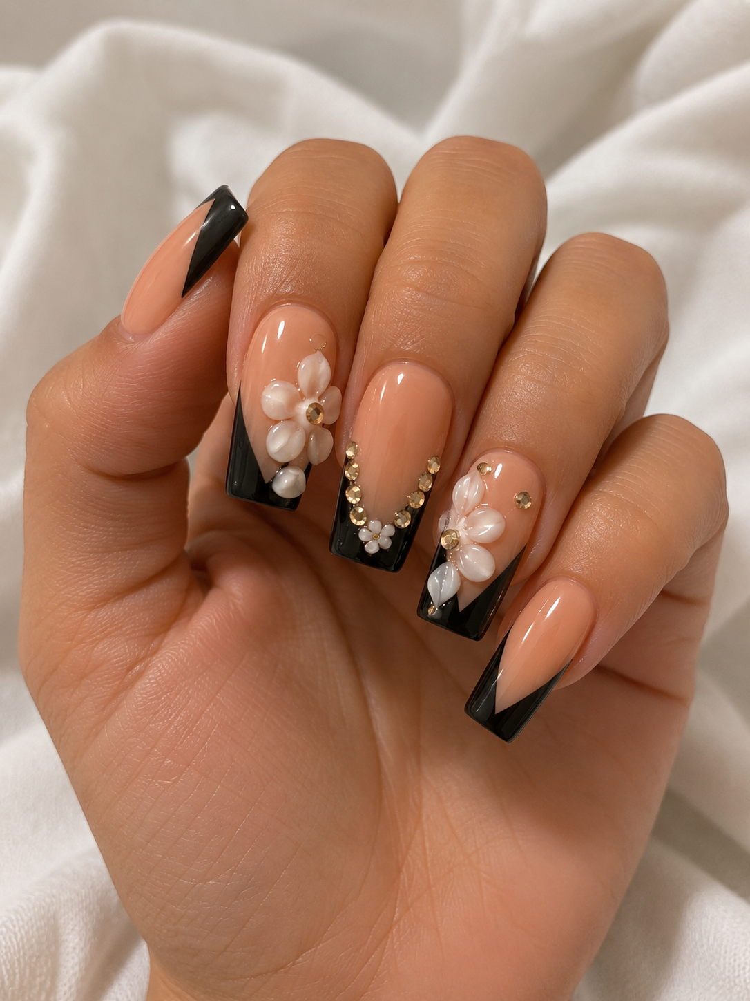 Square medium nail set