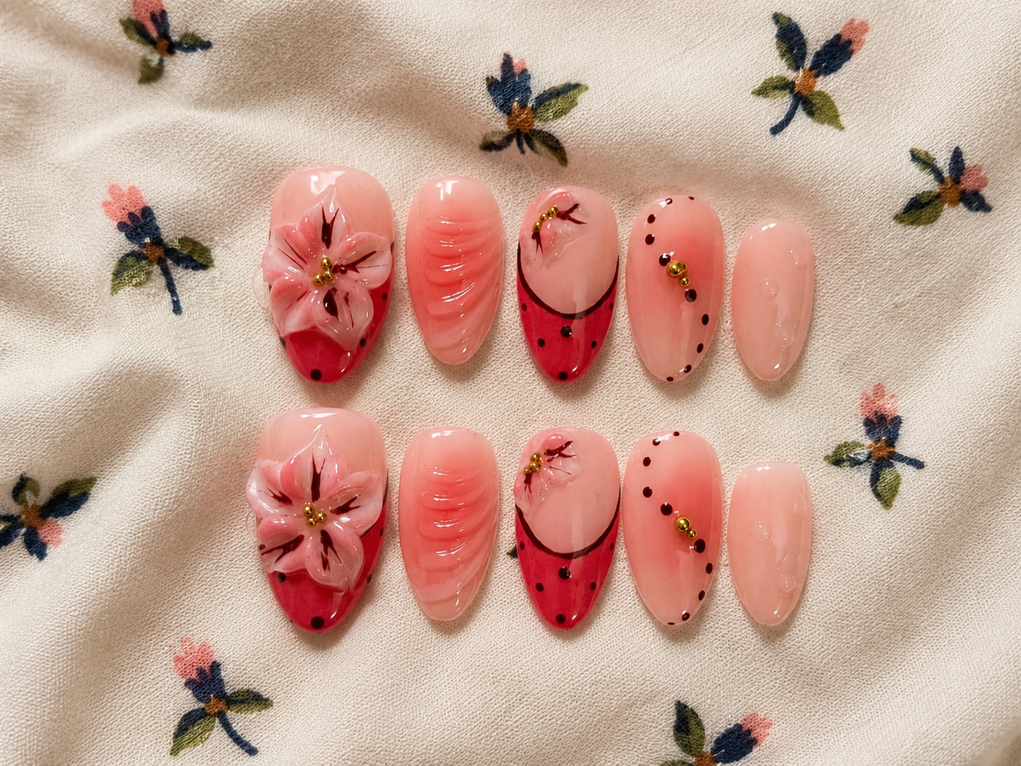 Almond short nail