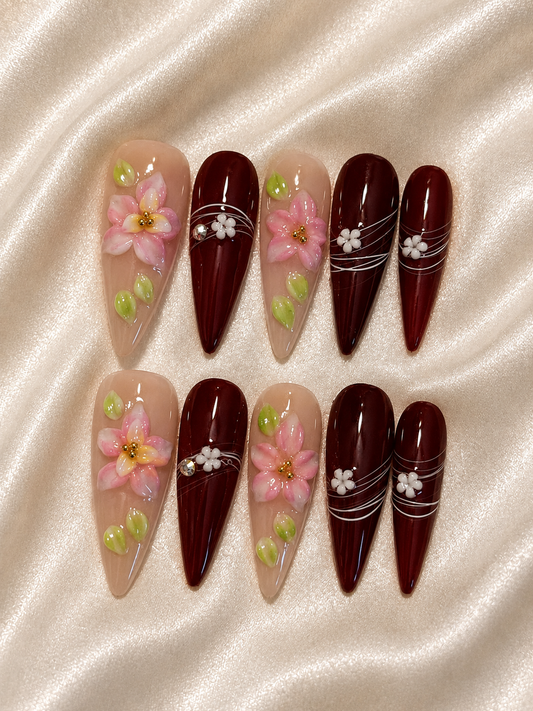 Stiletto nail set