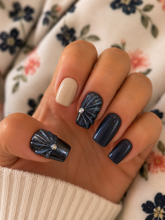 Square nail set
