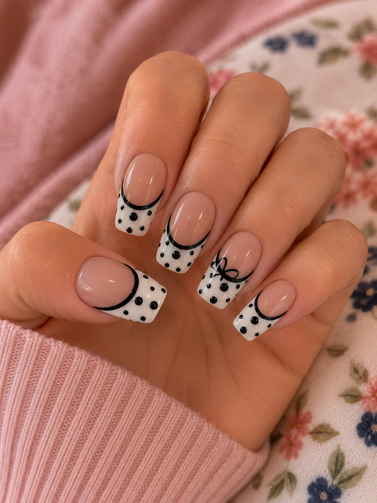 Square nail set