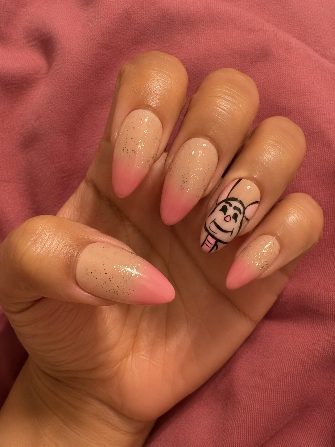 Almond nail set