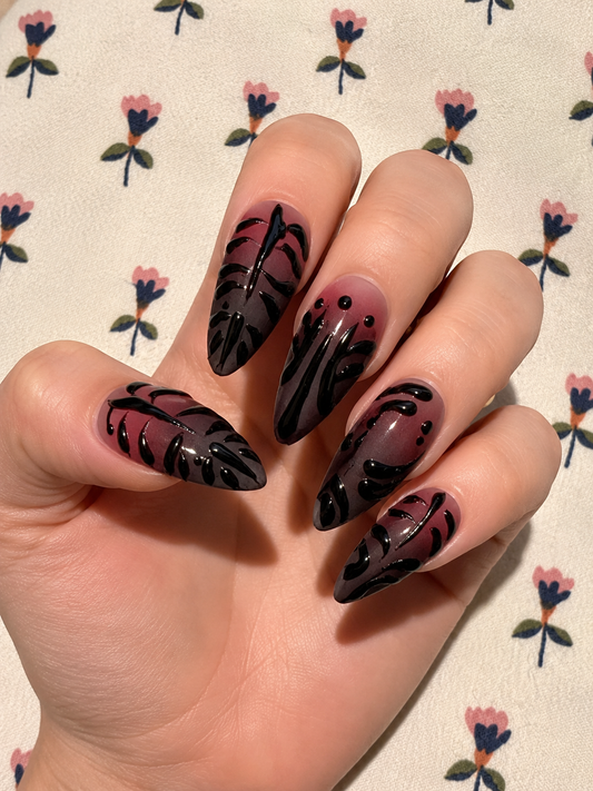 Almond nail set