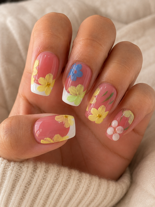Square nail set