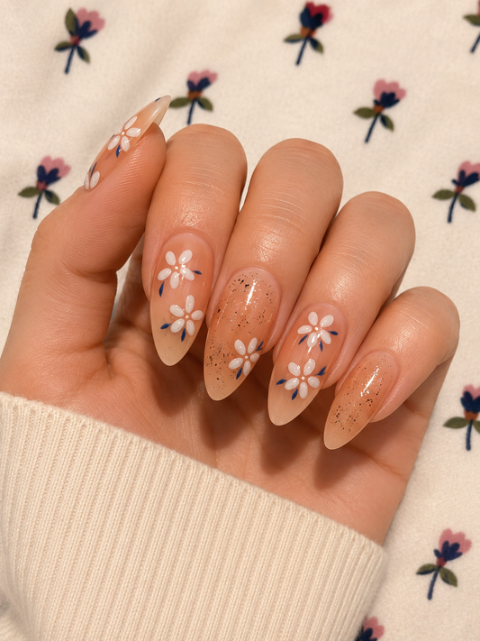 Almond nail set