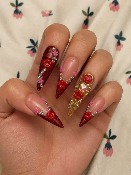 Stiletto long length nail