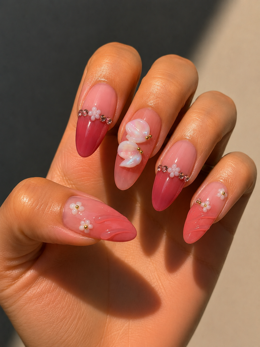 Almond nail set
