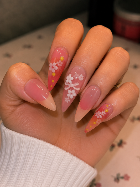 Stiletto nail set