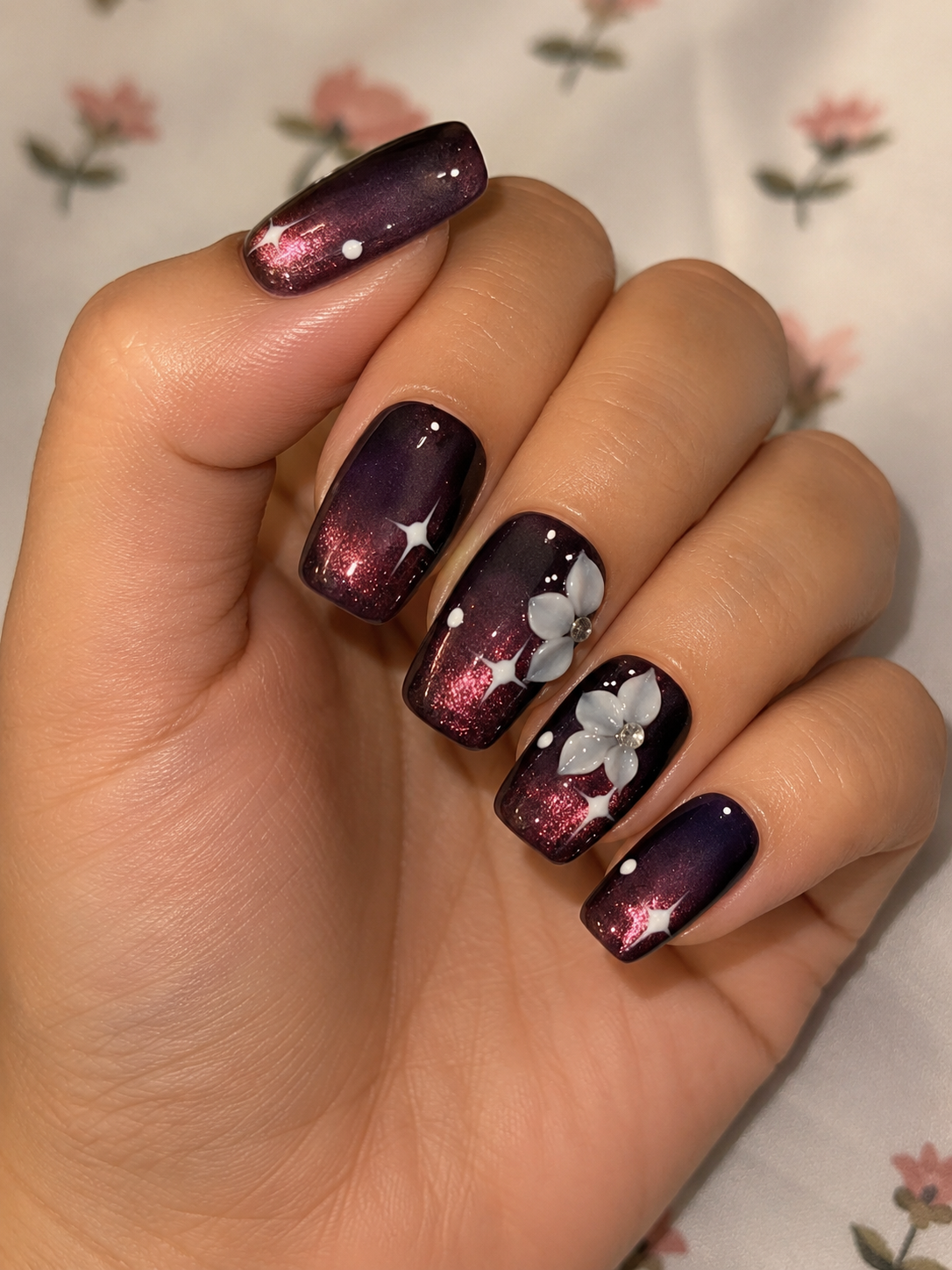 Square nail set