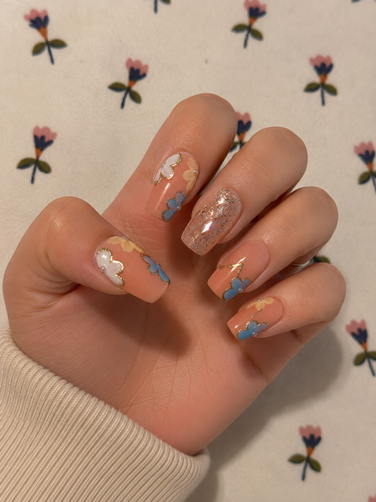 Square nail set