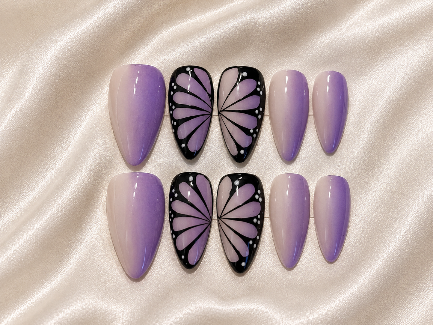 Almond nail set