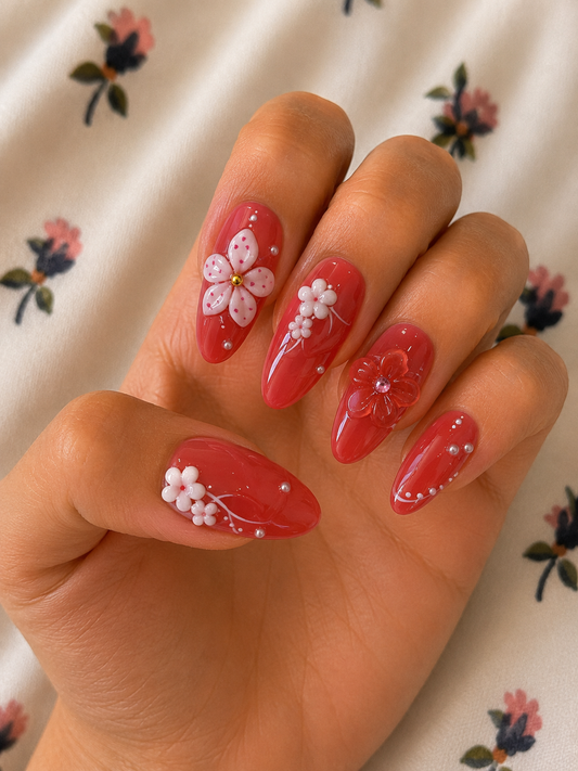 Almond nail set