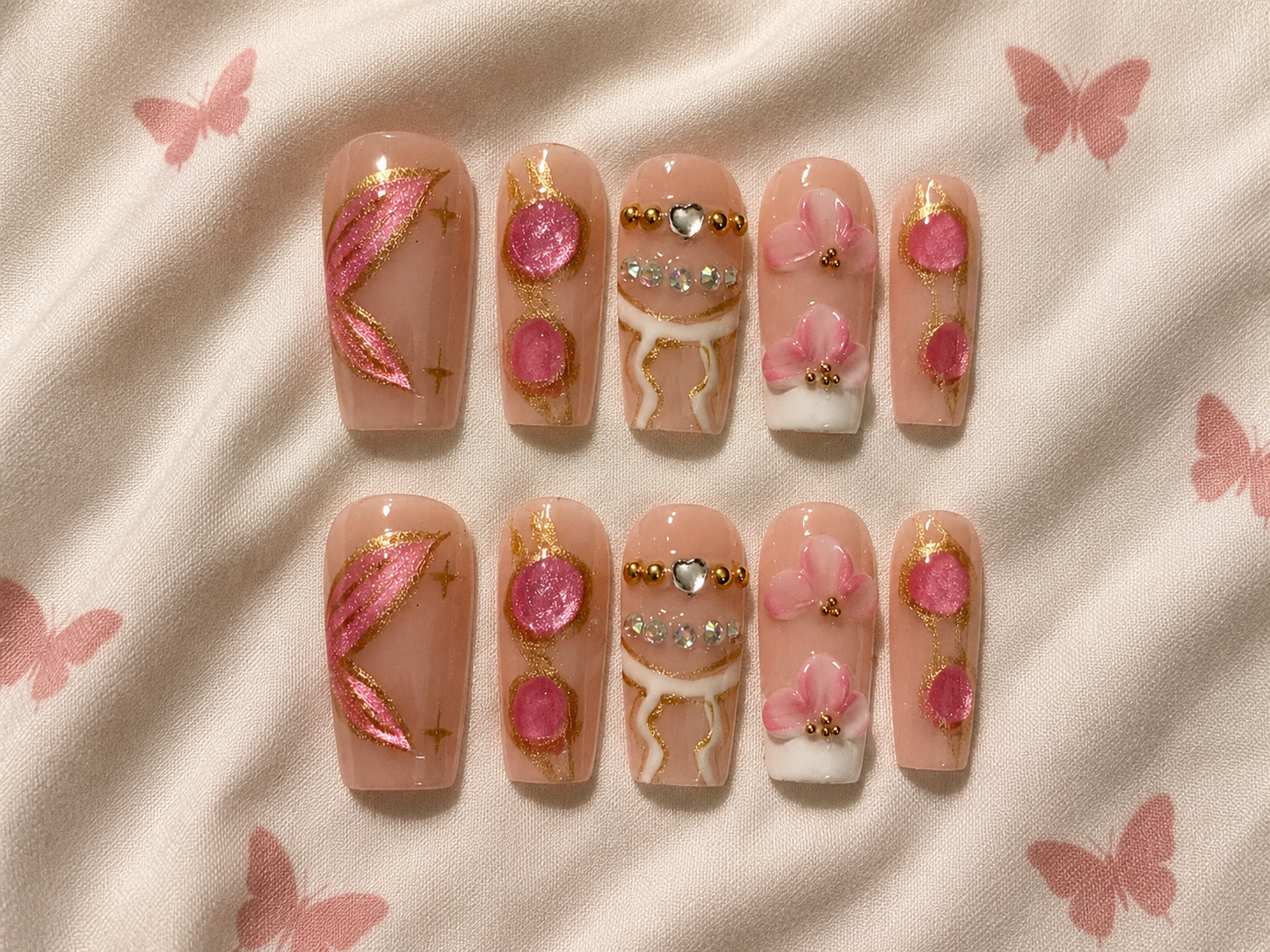 Square medium length nail