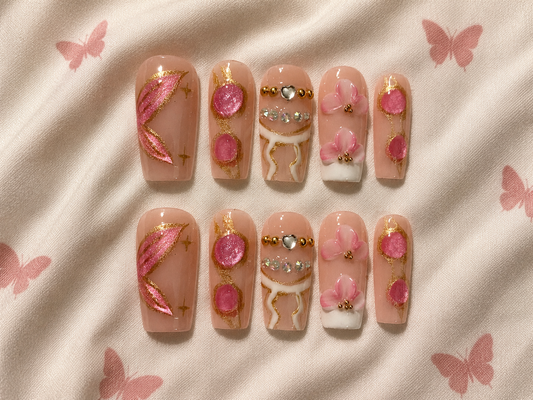 Square medium length nail
