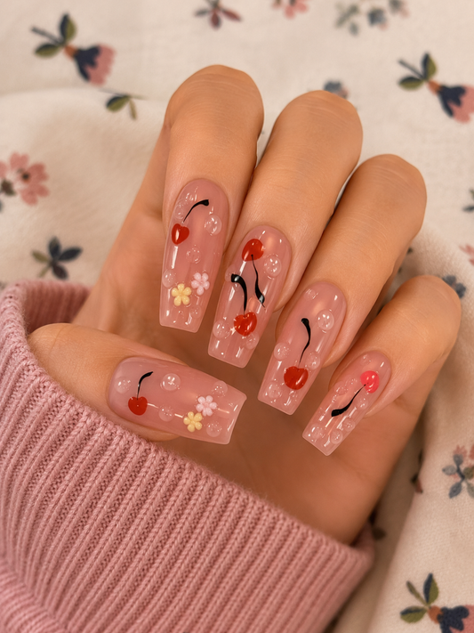 Square nail set