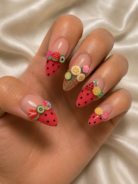 Almond short length nail