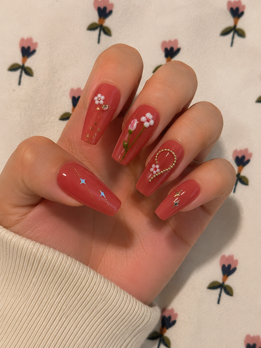 Coffin nail set