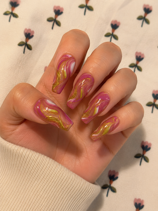 Coffin nail set