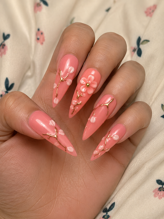 Stiletto long length nail