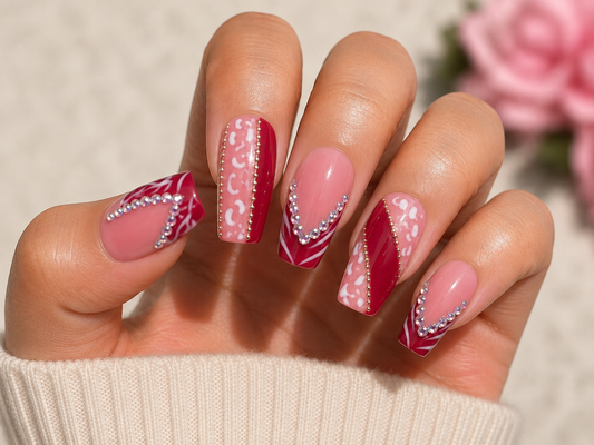 Square nail set