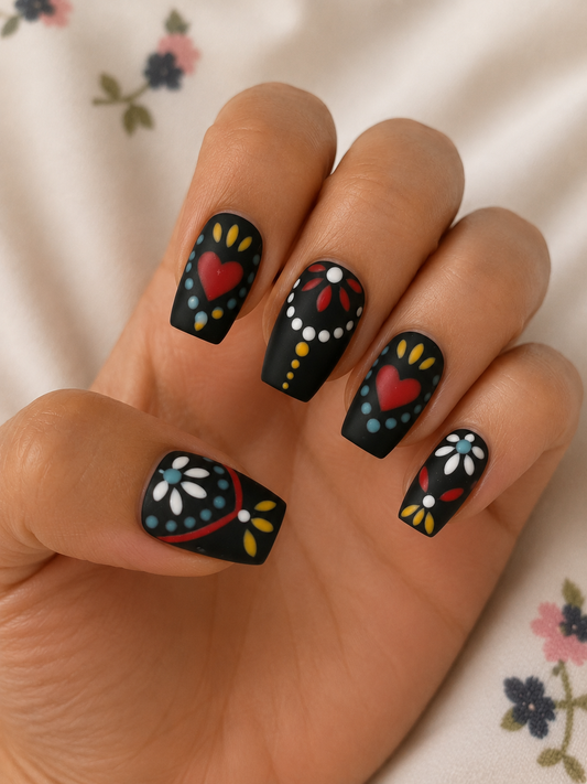Coffin nail set