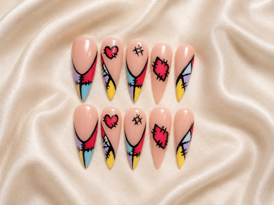 Almond long length nail