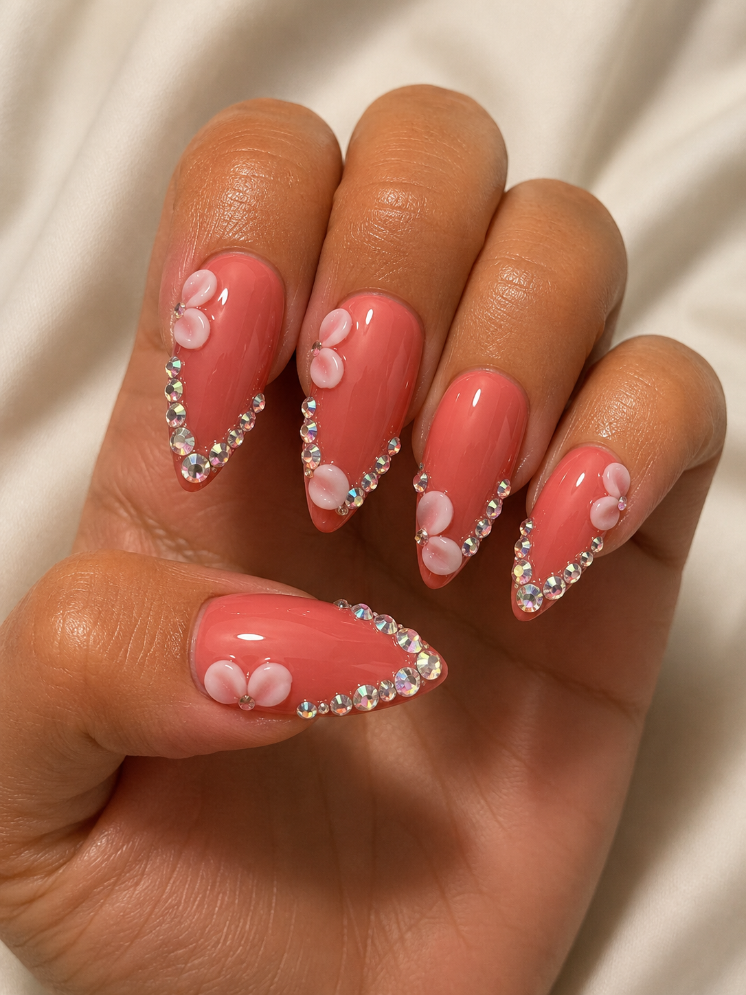 Almond short length nail