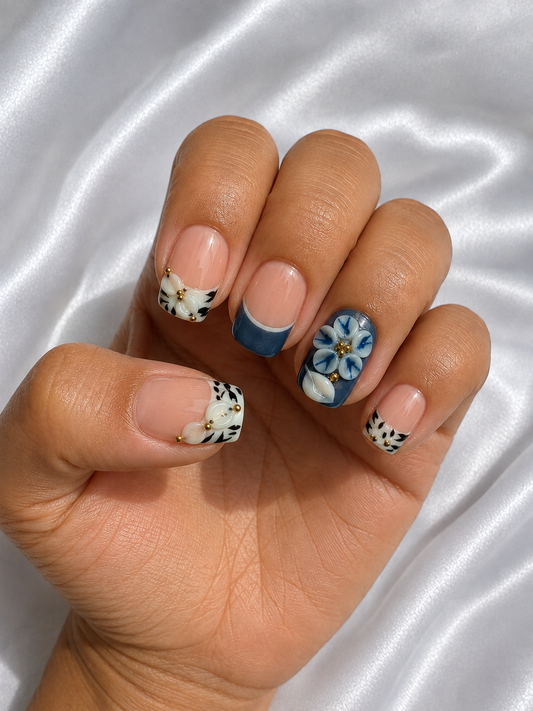Square and Almond Short Nails